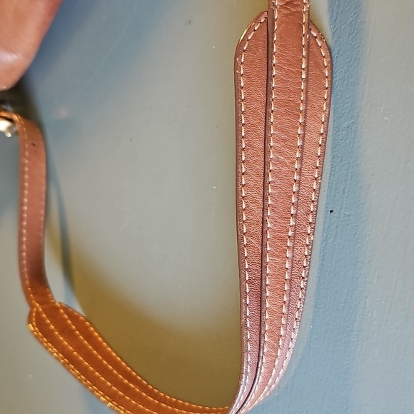 Liz Clayborne Genuine Leather Elegant Brown Women's Bag. Gold Hardware. - Picture 3 of 14